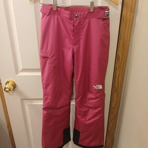 The North Face Kids Pink Snow Pants Size LARGE 14/16